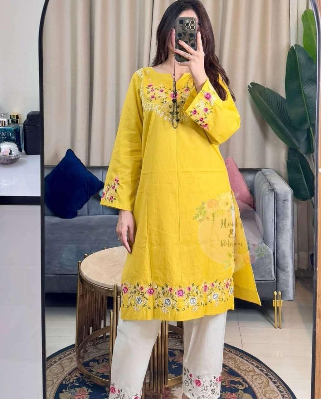 Embroidered Indowestern Set - Thumbnail 3