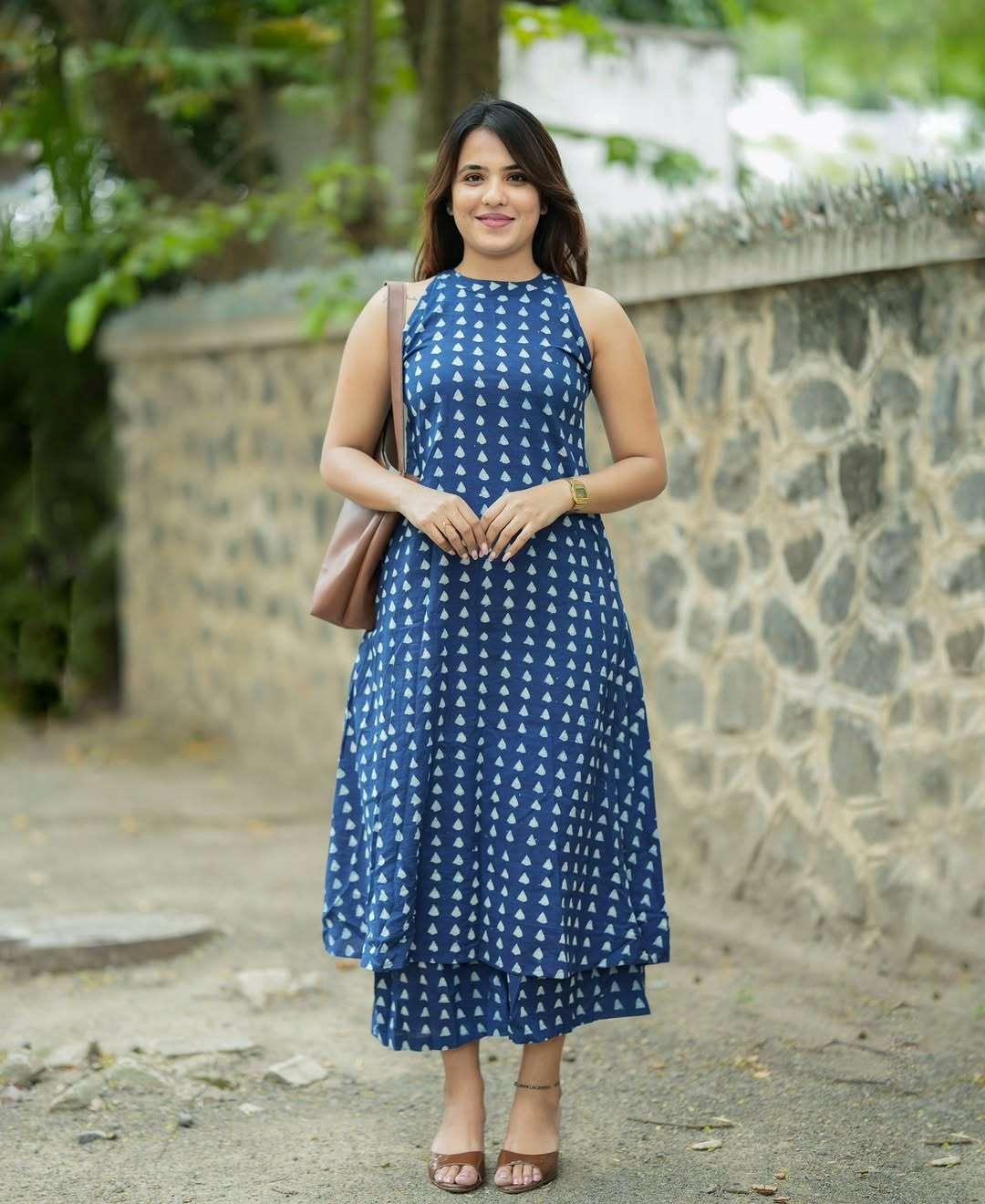 Halter Neck Kurta Plazzo - Image 1